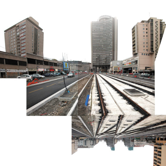 Europe: Construction of the Tramway, Mulhouse, 2004