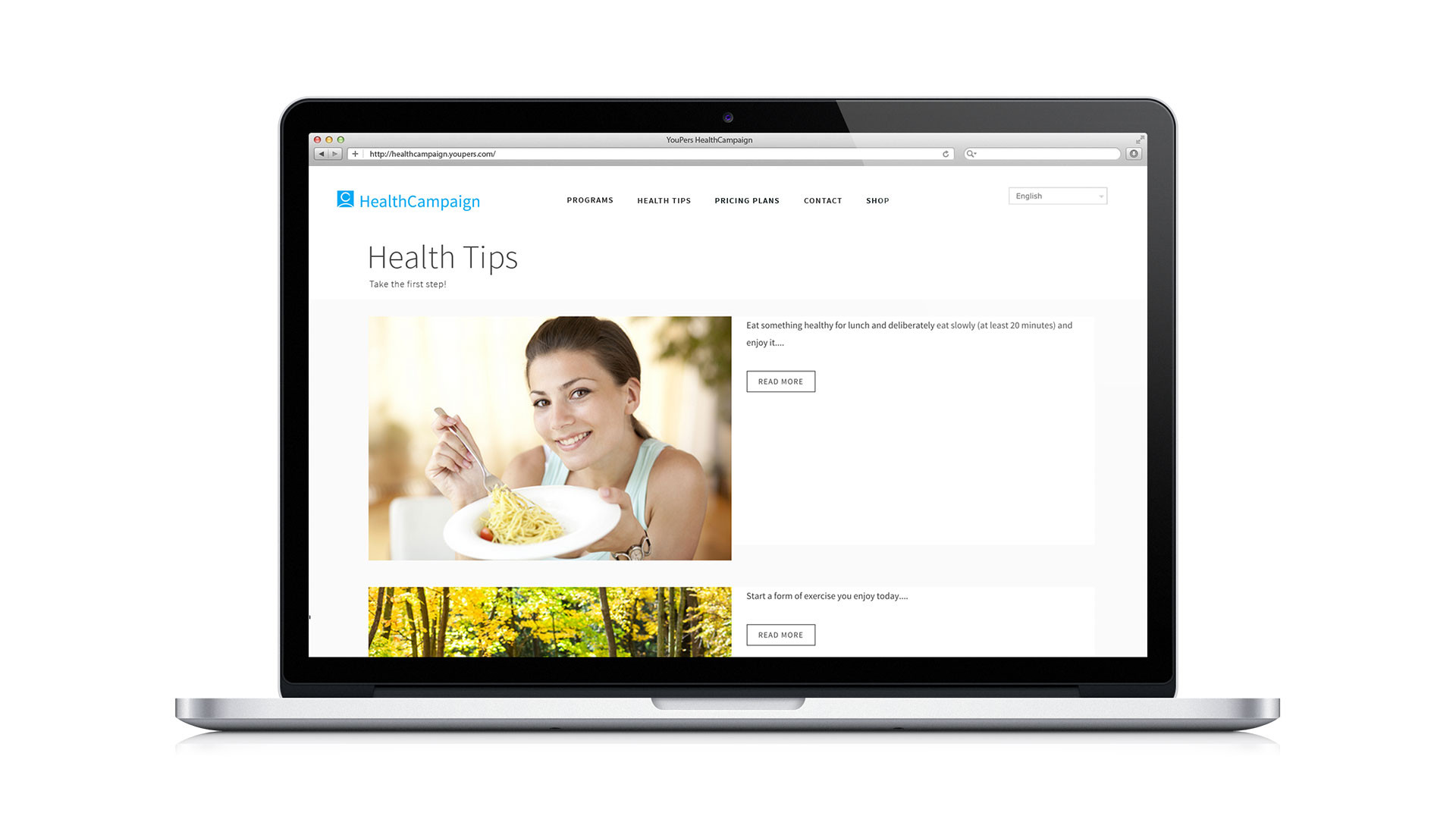 HealthCampaign website